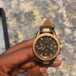 Jeweled Fossil watch